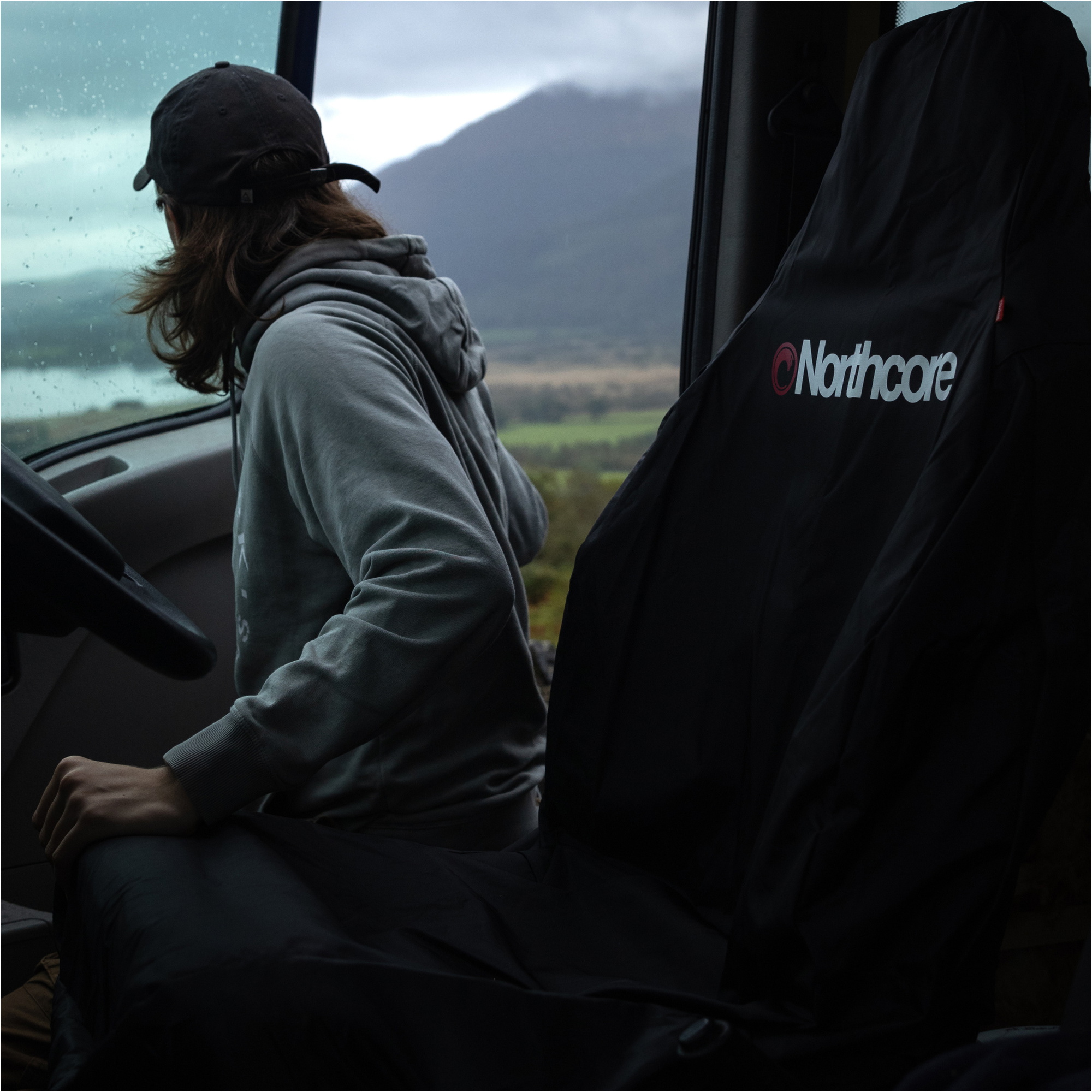2026 Northcore Waterproof Car Seat Cover NOCO05 - Black